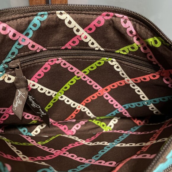 Vera Bradley Little Hipster Lola 2013 Retired Print Crossbody Shoulder Bag Purse - Picture 7 of 10